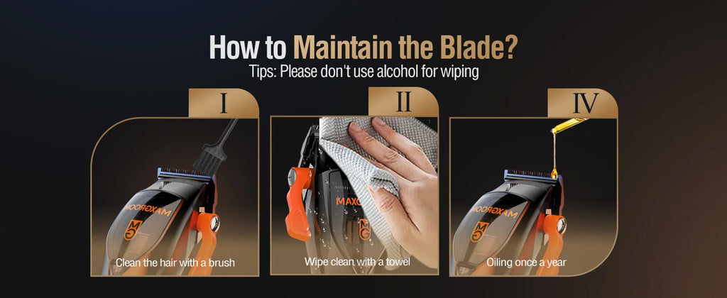 MAXGROOM Professional Hair Clippers for Men Premium Home Haircut Kit Cordless Hair Cutting Clippers and Trimmers Set