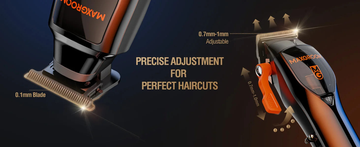 MAXGROOM Professional Hair Clippers for Men Premium Home Haircut Kit Cordless Hair Cutting Clippers and Trimmers Set